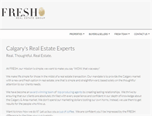 Tablet Screenshot of freshrealestate.ca